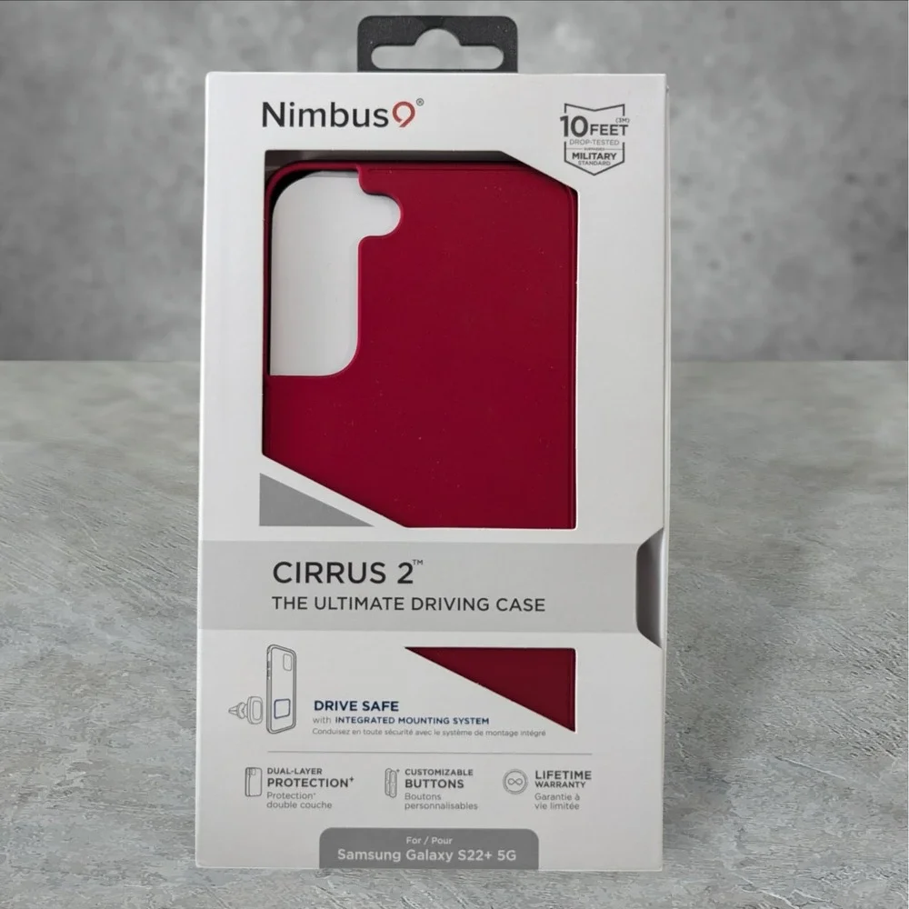 Nimbus9 Cirrus 2 Case for Samsung Galaxy S22+ 5G Red See Description W7